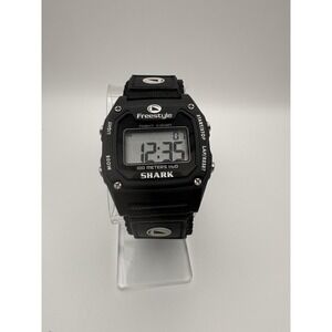 Freestyle Shark Night Vision Black  Digital Watch A126-13 New Battery Good Cond